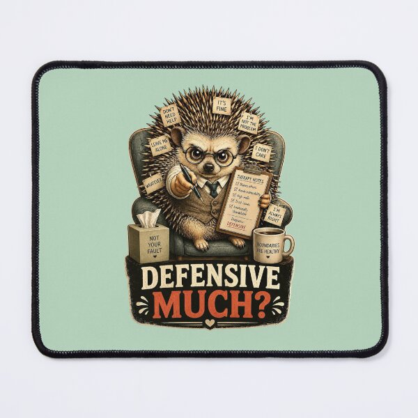 Item preview, Funny Therapy Gift Sarcastic Hedgehog Psychology Humor designed and sold by Gentlestate.