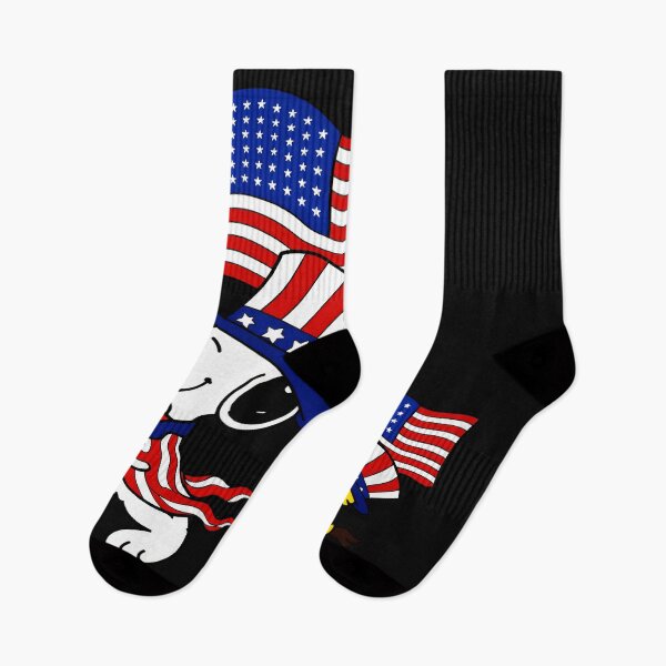 Item preview, Snoopy Woodstock Patriotic American Flag Independence Day Celebration designed and sold by LysiTHWIP.