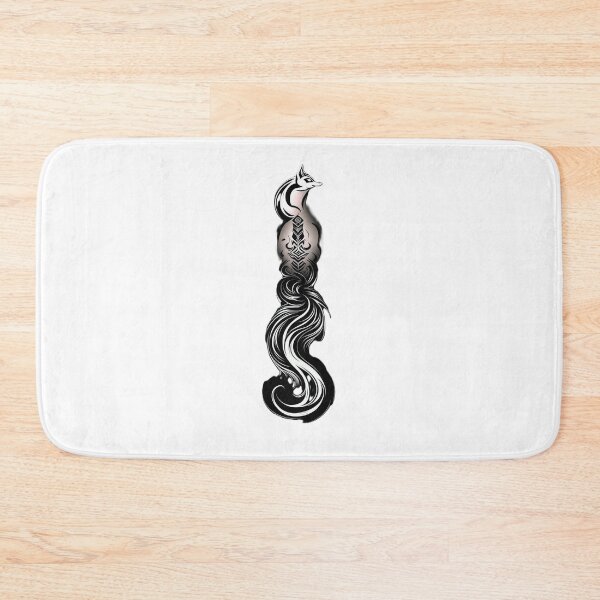 Item preview, Minimalist Tribal Fox with Flowing Tail designed and sold by Mido-artister.