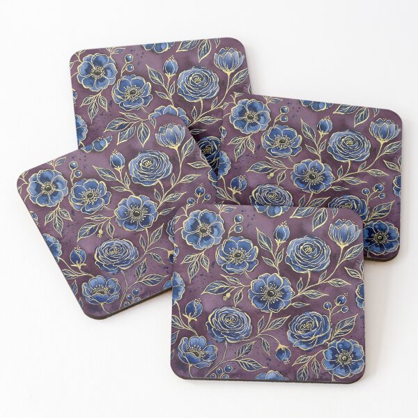 Item preview, Navy Floral  designed and sold by GraphicsClub.