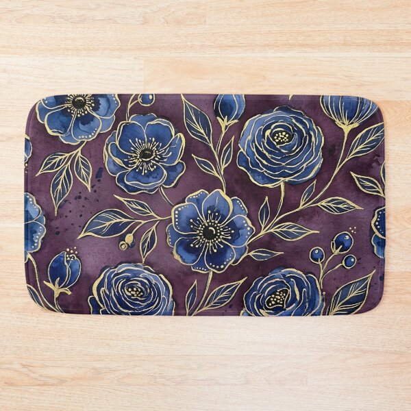 Item preview, Navy Floral  designed and sold by GraphicsClub.