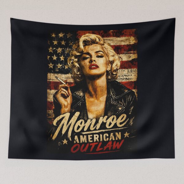Item preview, Monroe American Outlaw - Vintage Retro Poster Art designed and sold by Vicky021.