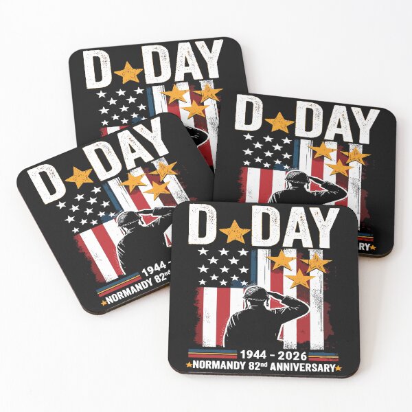 Item preview, D-Day 82nd Anniversary Operation Overlord Normandy 1944 Historical Tribute designed and sold by BOUCHERIT amine.