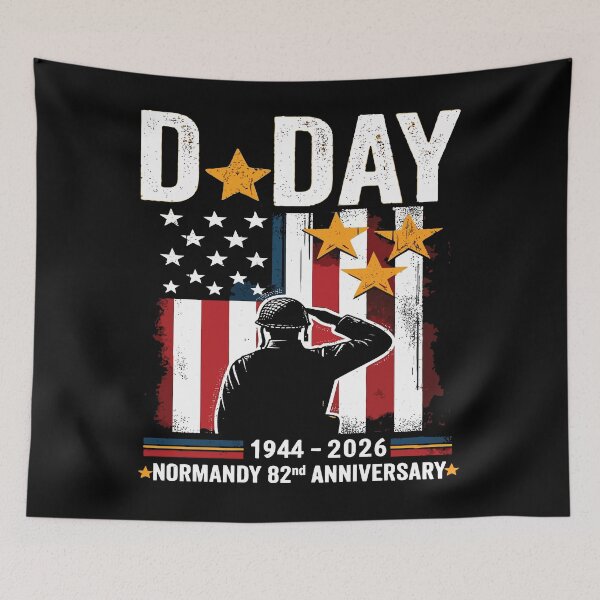 Item preview, D-Day 82nd Anniversary Operation Overlord Normandy 1944 Historical Tribute designed and sold by BOUCHERIT amine.
