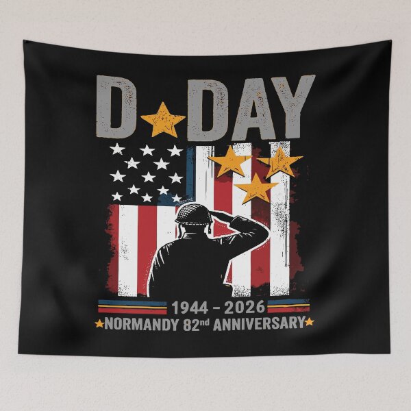 Item preview, D-Day 82nd Anniversary Operation Overlord Normandy 1944 Historical Tribute designed and sold by BOUCHERIT amine.