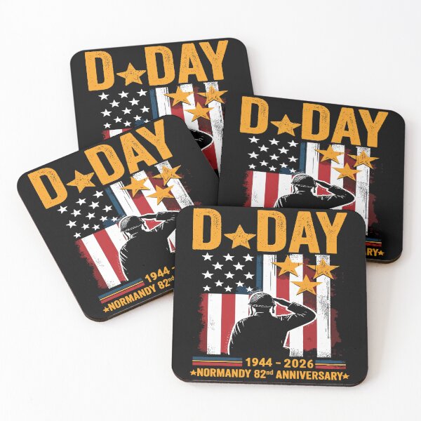 Item preview, D-Day 82nd Anniversary Operation Overlord Normandy 1944 Historical Tribute designed and sold by BOUCHERIT amine.