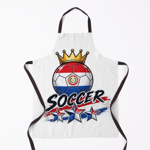 Item preview, Vintage Paraguay flag Crowned Soccer Ball designed and sold by QuiteOrbit.