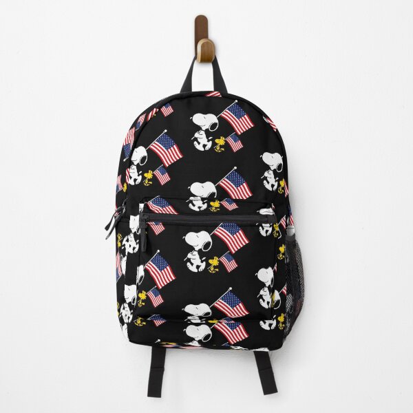 Item preview, Snoopy Woodstock American Flag Patriotic USA Holiday designed and sold by LysiTHWIP.