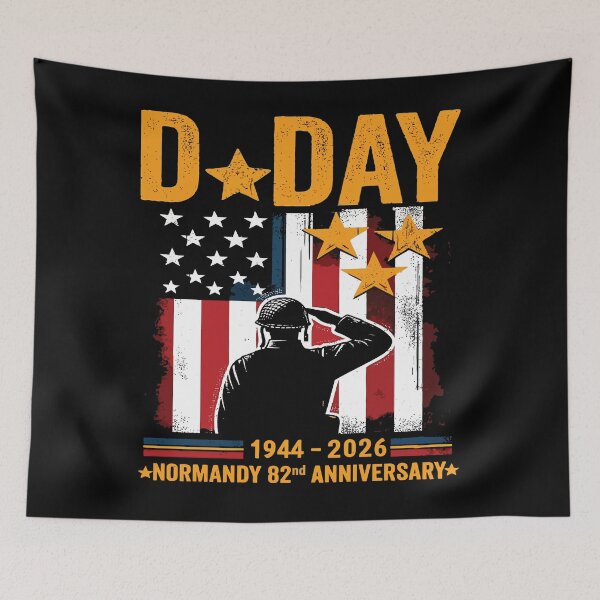 Item preview, D-Day 82nd Anniversary Operation Overlord Normandy 1944 Historical Tribute designed and sold by BOUCHERIT amine.