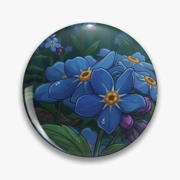 Item preview, Deep Forest Forget-Me-Nots designed and sold by henkephotoart.