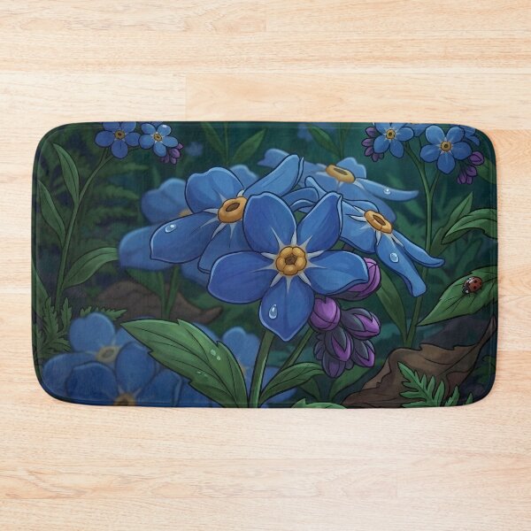 Item preview, Deep Forest Forget-Me-Nots designed and sold by henkephotoart.