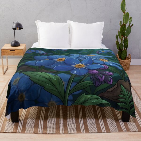 Item preview, Deep Forest Forget-Me-Nots designed and sold by henkephotoart.