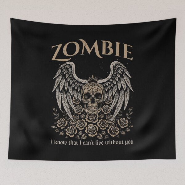 Item preview, Zombie Gothic Angel Wings Vintage, Dark Angel Zombie, Gothic Aesthetic, Vintage Horror Angel Wings designed and sold by toongstudio.