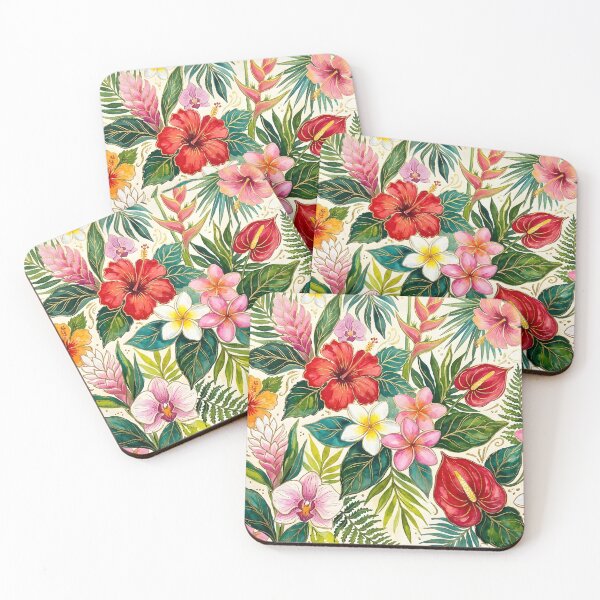 Item preview, Tropical Flowers designed and sold by GraphicsClub.