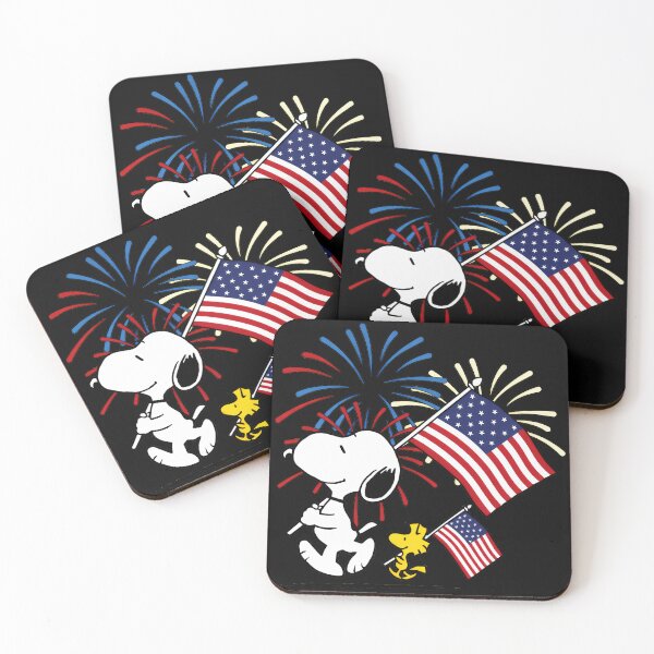 Item preview, Snoopy Woodstock 4th Of July American Patriotism designed and sold by LysiTHWIP.