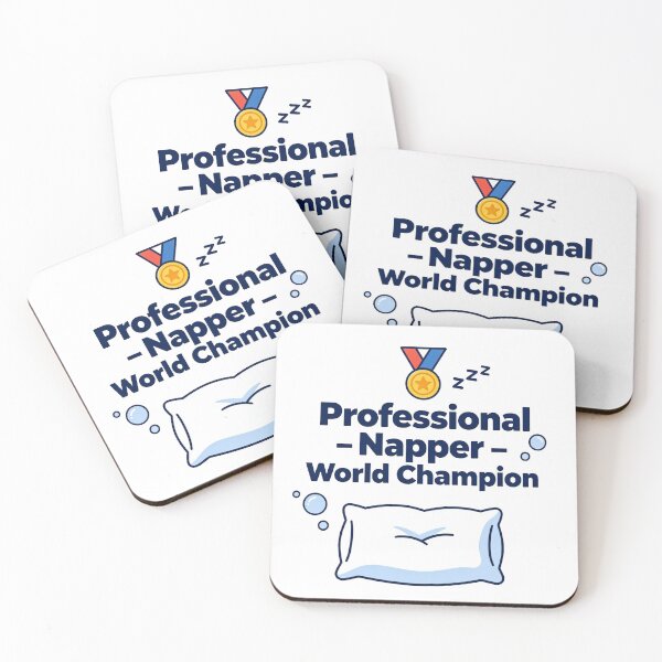 Item preview, Professional Napper – World Champion Funny Sleeping Pillow designed and sold by KP Creative Co.