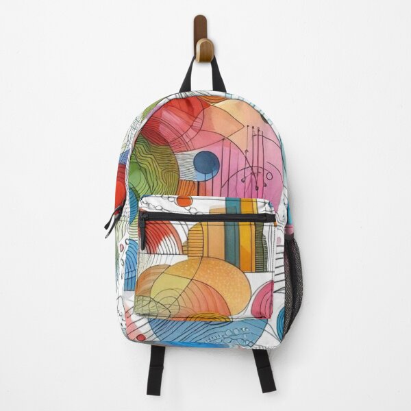 Item preview, Colorful Abstract Watercolor Circles Geometry Art designed and sold by AlxVel.