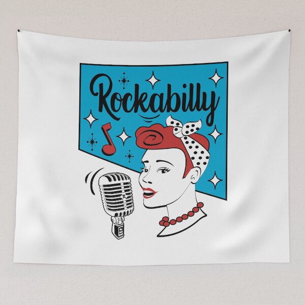 Item preview, Sock Hop Party Vintage 50s Rockabilly Pinup Rock and Roll designed and sold by MemphisCenter.
