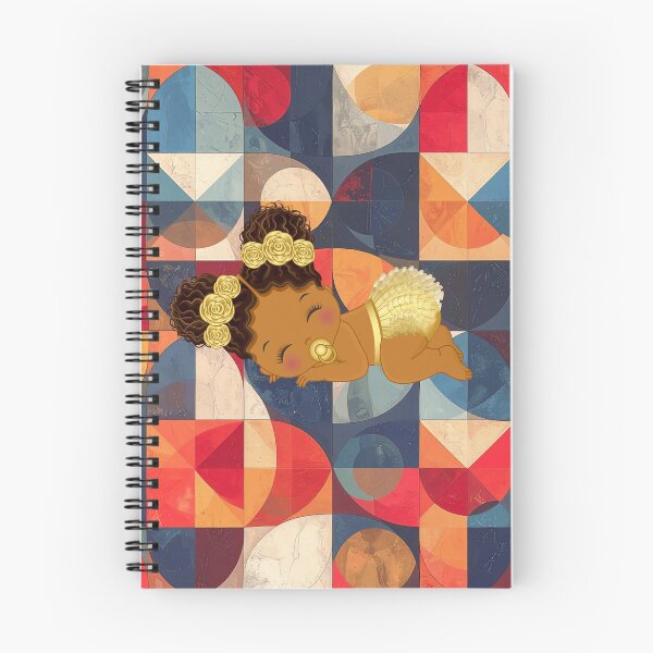 Item preview, Baby Girl on Retro Geometric Pattern designed and sold by thelivingrp.