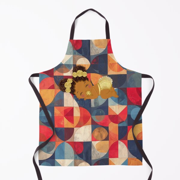 Item preview, Baby Girl on Retro Geometric Pattern designed and sold by thelivingrp.
