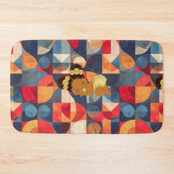 Item preview, Baby Girl on Retro Geometric Pattern designed and sold by thelivingrp.