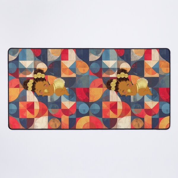 Item preview, Baby Girl on Retro Geometric Pattern designed and sold by thelivingrp.