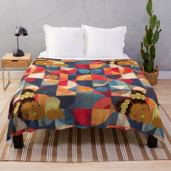 Item preview, Baby Girl on Retro Geometric Pattern designed and sold by thelivingrp.