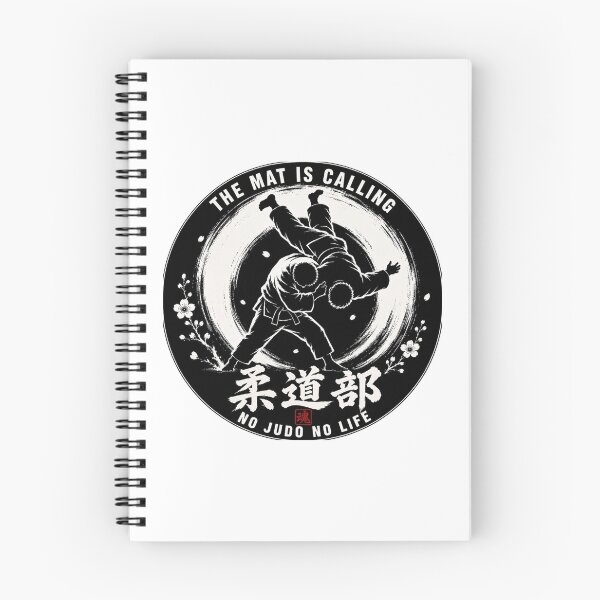 Item preview, No Judo No Life – Japanese Sumi-e Judo Club Sticker designed and sold by Locker39.