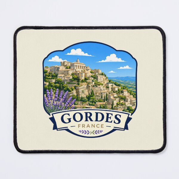 Item preview, Gordes, France - Lavender Fields and Olive Groves designed and sold by Myra365Art.