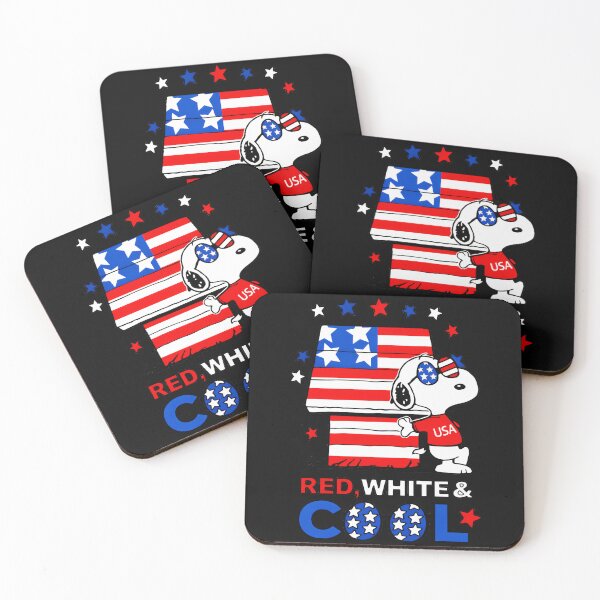Item preview, Red, White & Cool Snoopy American Patriot designed and sold by LysiTHWIP.