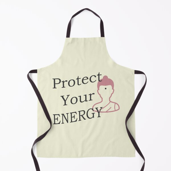 Item preview, Protect Your Energy - Zen Buddha Spiritual Quote designed and sold by ANJ Designs.