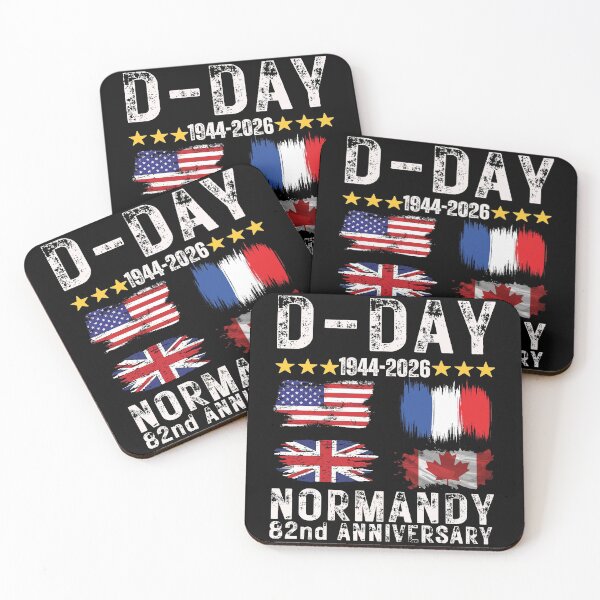 Item preview, D-Day 82nd Anniversary Operation Overlord Normandy 1944 Historical Tribute designed and sold by BOUCHERIT amine.