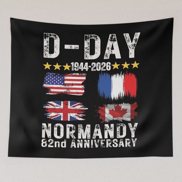 Item preview, D-Day 82nd Anniversary Operation Overlord Normandy 1944 Historical Tribute designed and sold by BOUCHERIT amine.
