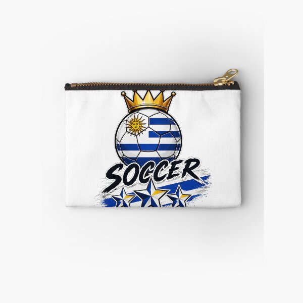 Item preview, Vintage Uruguay flag Crowned Soccer Ball designed and sold by QuiteOrbit.