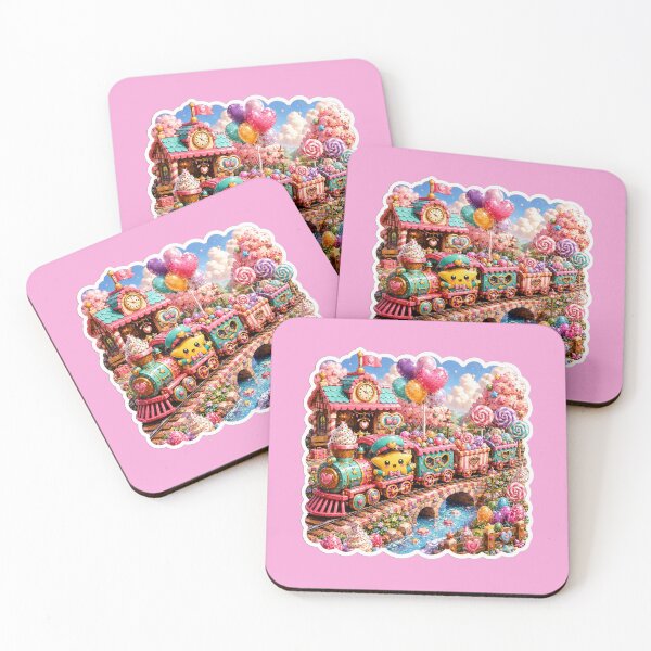 Item preview, Sweet Treat Bridge Crossing | Kawaii Candy Train Pastel Fantasy designed and sold by ALH Apparel.