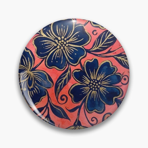 Item preview, Navy Floral  designed and sold by GraphicsClub.