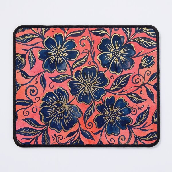 Item preview, Navy Floral designed and sold by GraphicsClub.