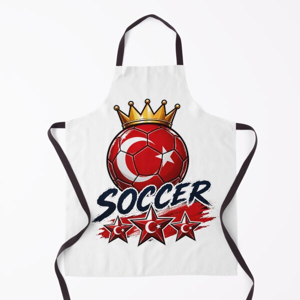 Item preview, Vintage Turkey flag Crowned Soccer Ball designed and sold by QuiteOrbit.