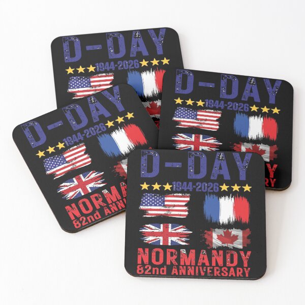 Item preview, D-Day 82nd Anniversary Operation Overlord Normandy 1944 Historical Tribute designed and sold by BOUCHERIT amine.