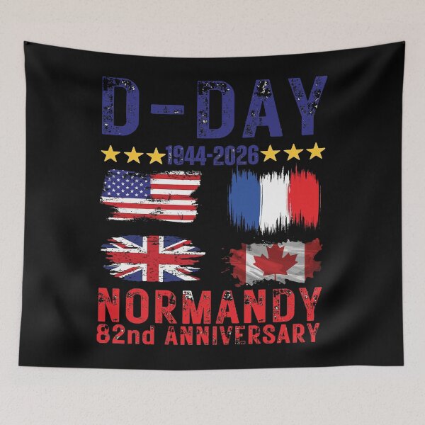 Item preview, D-Day 82nd Anniversary Operation Overlord Normandy 1944 Historical Tribute designed and sold by BOUCHERIT amine.