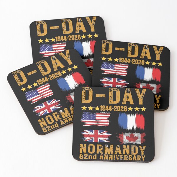 Item preview, D-Day 82nd Anniversary Operation Overlord Normandy 1944 Historical Tribute designed and sold by BOUCHERIT amine.