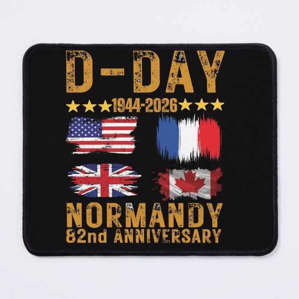 Item preview, D-Day 82nd Anniversary Operation Overlord Normandy 1944 Historical Tribute designed and sold by BOUCHERIT amine.