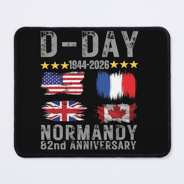 Item preview, D-Day 82nd Anniversary Operation Overlord Normandy 1944 Historical Tribute designed and sold by BOUCHERIT amine.