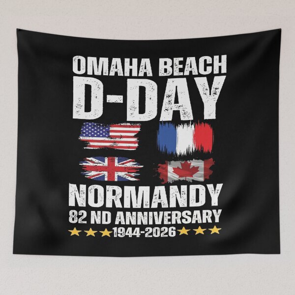 Item preview, D-Day 82nd Anniversary Operation Overlord Normandy 1944 Historical Tribute designed and sold by BOUCHERIT amine.