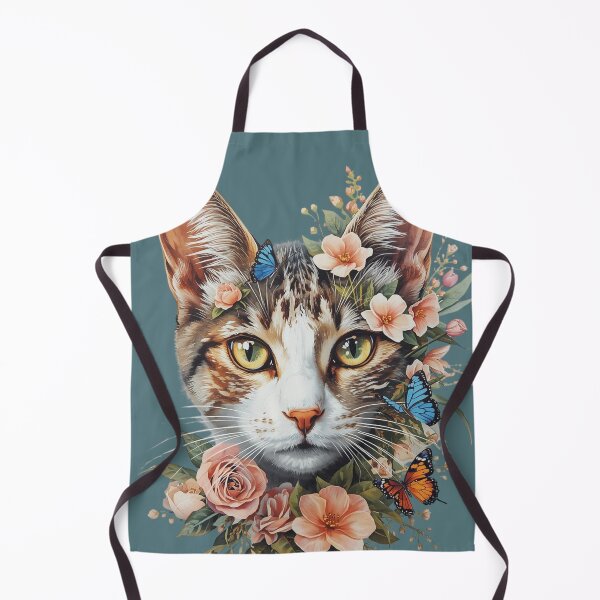 Item preview, Flower cat of all colors designed and sold by Art70shop.