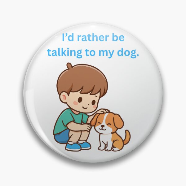 Item preview, I'd rather be talking to my dog designed and sold by Nene Bird Designs.