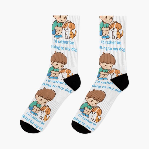 Item preview, I'd rather be talking to my dog designed and sold by Nene Bird Designs.