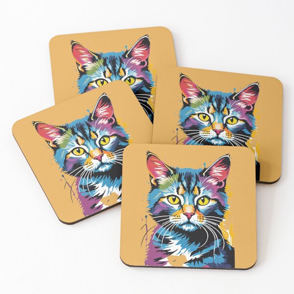 Item preview, Modern Colorful Graffiti Street Art Cat Graphic designed and sold by AlxVel.