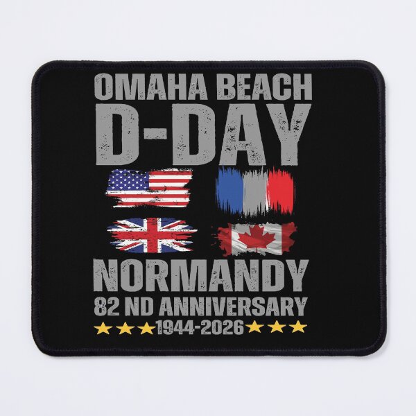 Item preview, D-Day 82nd Anniversary Operation Overlord Normandy 1944 Historical Tribute designed and sold by BOUCHERIT amine.