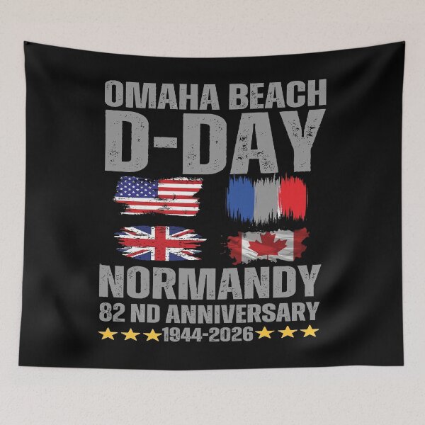 Item preview, D-Day 82nd Anniversary Operation Overlord Normandy 1944 Historical Tribute designed and sold by BOUCHERIT amine.
